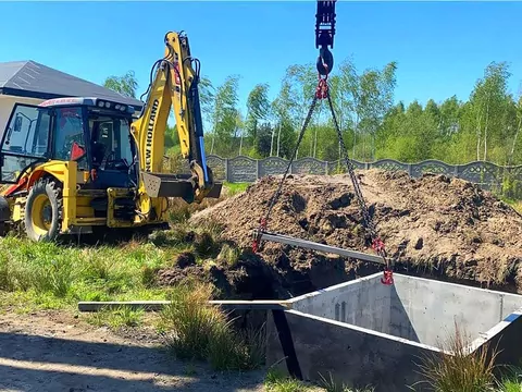 Teren pod szambo betonowe