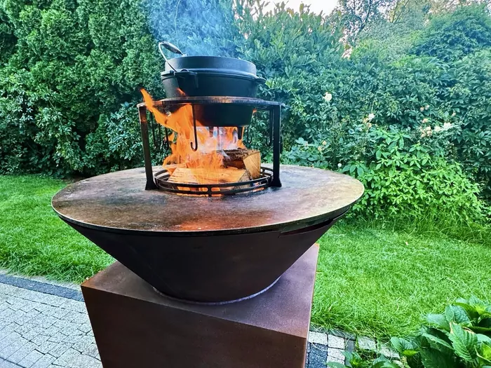 Corten w ogrodzie