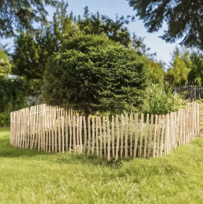 Płot leszczynowy