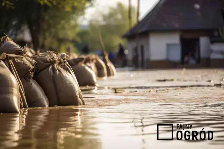 Woda stojąca w ogrodzie