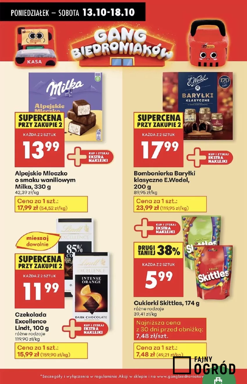 Ta czekolada to dobry pomysł na prezent Promocje w Biedronce