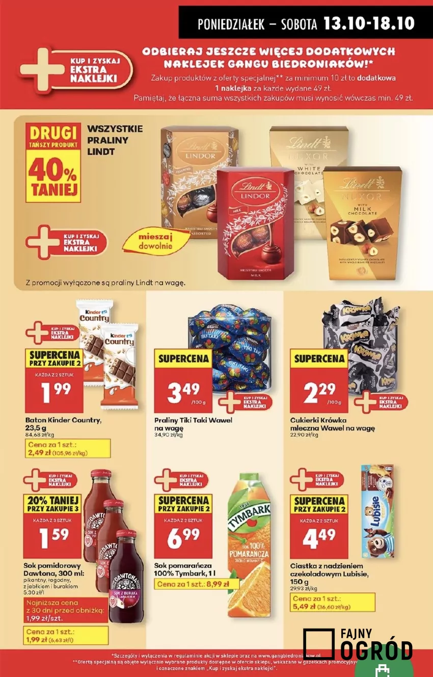 Ta promocja nie ma limitów Promocje w Biedronce