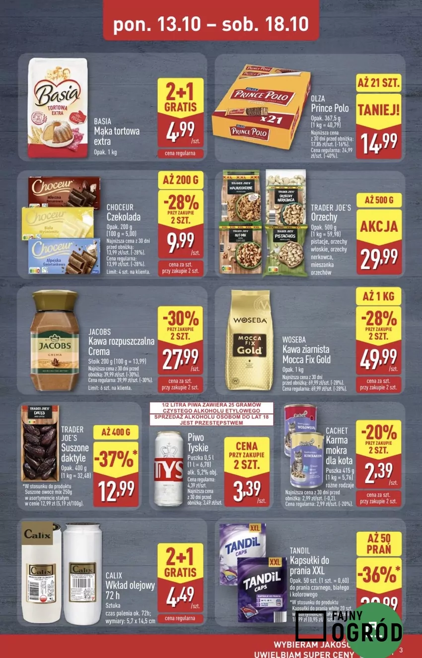 W ALDI są bardzo atrakcyjne rabaty na kawę Promocje w ALDI