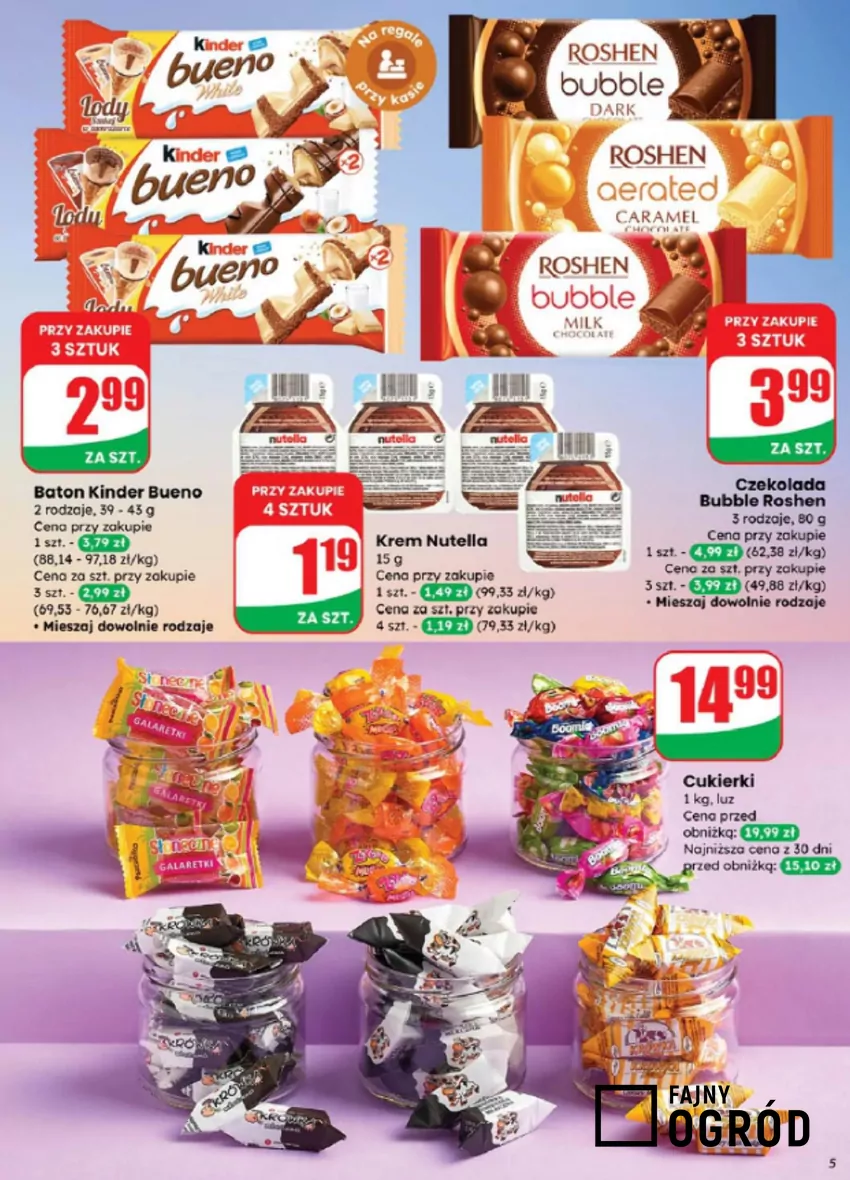 Kultowe słodycze do 21.10 w promocji w Dino Dino - gazetka