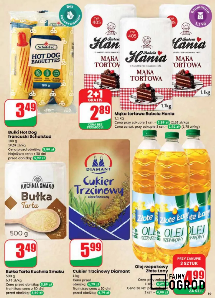 W promocji m.in. kultowy olej rzepakowy i mąka tortowa Dino - gazetka