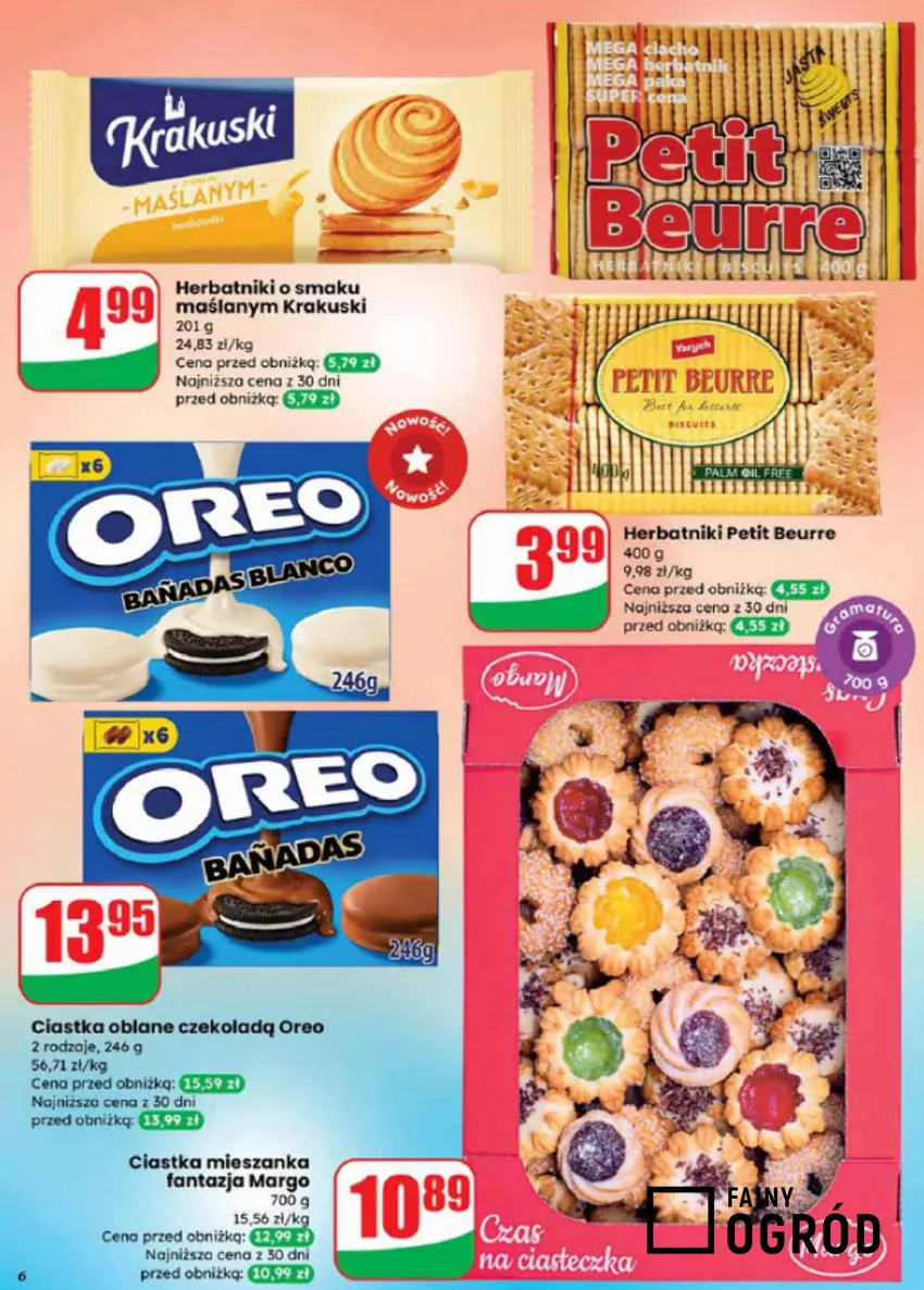 W promocji m.in. kultowe ciasteczka Oreo - teraz w nowej odsłonie! Dino - gazetka