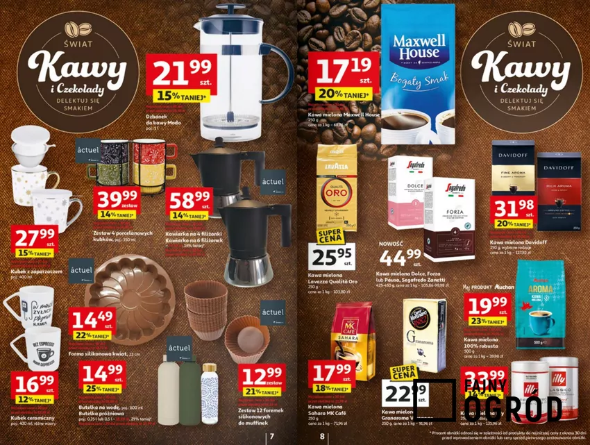 W promocji m.in. kultowe kawy Auchan - gazetka