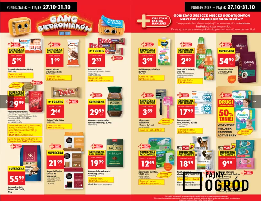 Kultowe produkty w rewelacyjnych cenach Gazetka Biedronki