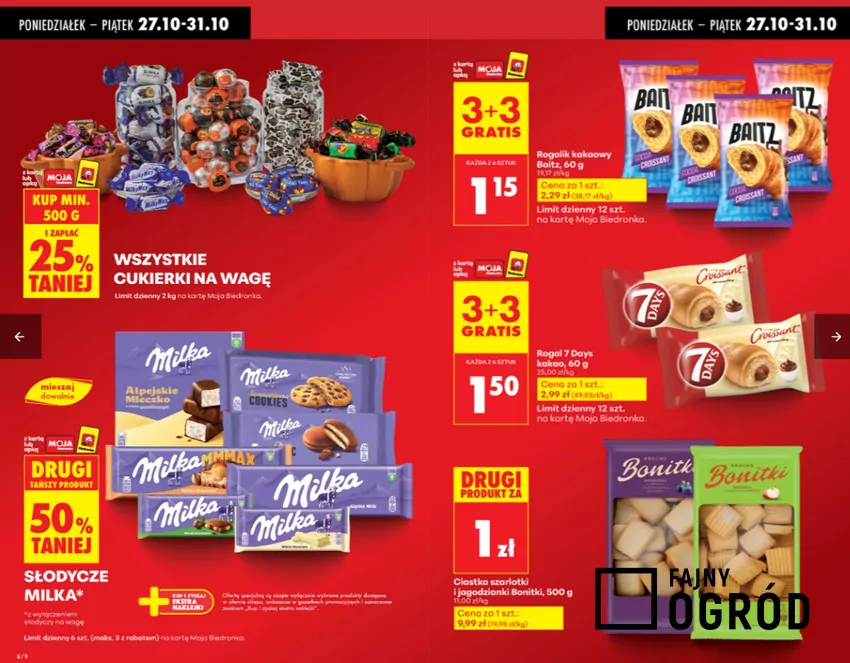 Kultowe słodycze w promocji Biedronka - gazetka