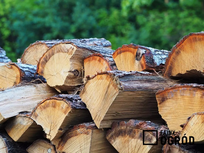 Świeże drewno – wymaga minimum dwóch lat suszenia, zanim trafi do kominka Drewno przygotowane do kominka