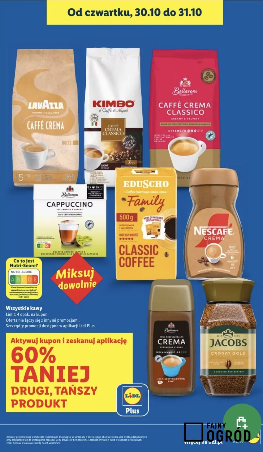 Nie zapomnij aktywować kuponu oraz zeskanować aplikacji Promocje w Lidlu