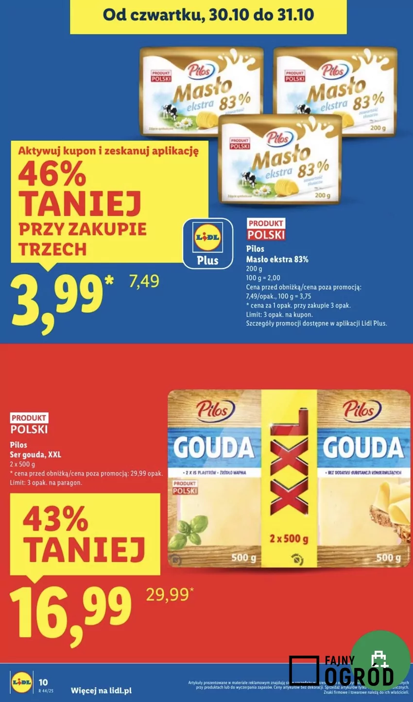 Ser żółty jest również w rewelacyjnej cenie Promocje w Lidlu