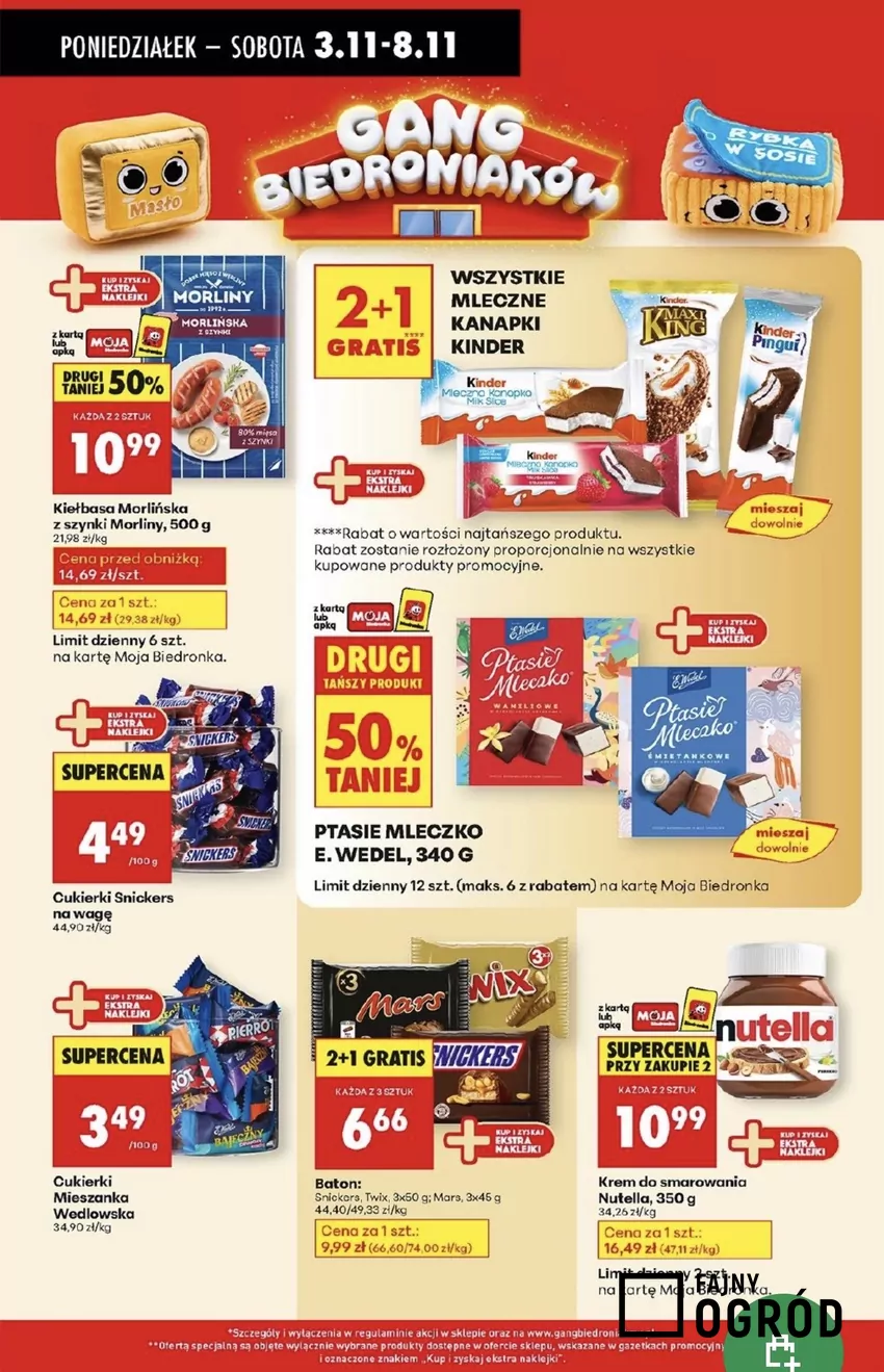 Nutella jest teraz w super cenie przy zakupie 2 Promocje w Biedronce