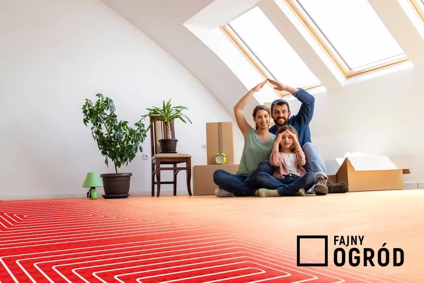 System wodnego ogrzewania podłogowego z pompą ciepła – ekonomiczne ciepło na lata. ogrzewanie podłogowe na poddaszu