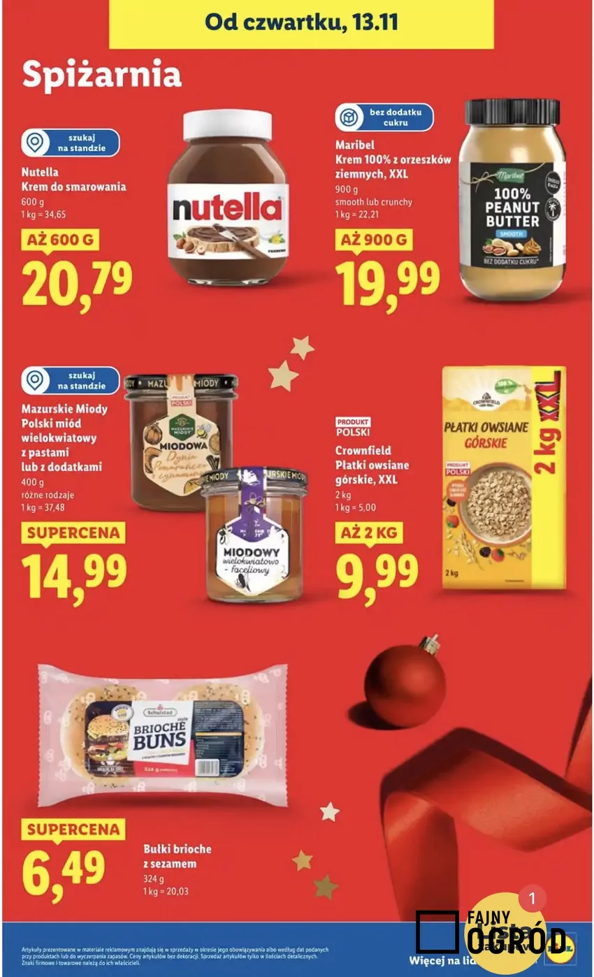 W super cenie są miody - 400 g za 14,99 zł Promocje w Lidlu