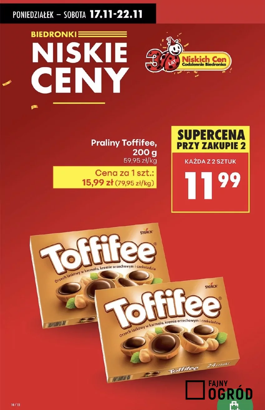 Możesz spakować do wózka tyle opakowań, ile chcesz Promocje w Biedronce