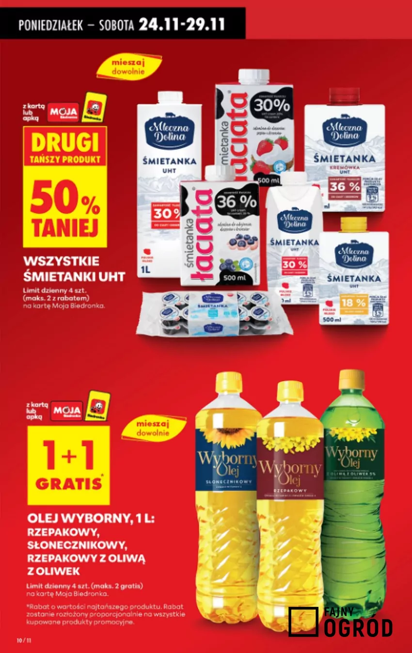 W promocji m.in. kultowy olej do smażenia Biedronka - gazetka