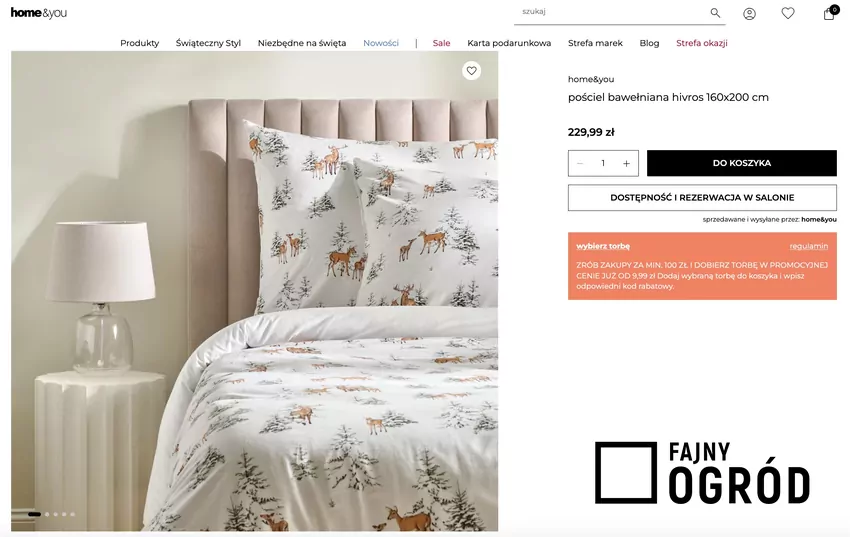 Pościel świąteczna z home&you