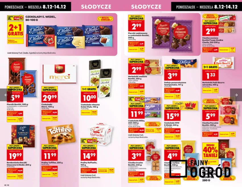 W Biedronce dużo popularnych produktów w świetnych cenach Gazetka Biedronki