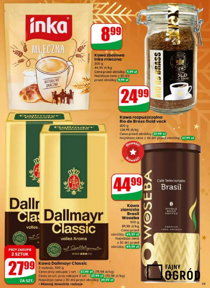 Kultowe kawy w promocji w Dino Dino - gazetka