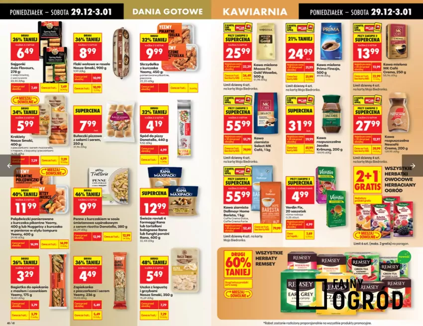 W promocji m.in. kultowe kawy Biedronka - gazetka
