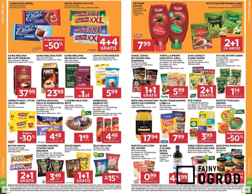 W Stokrotce duże obniżki cen kultowych słodyczy i kaw Stokrotka - gazetka