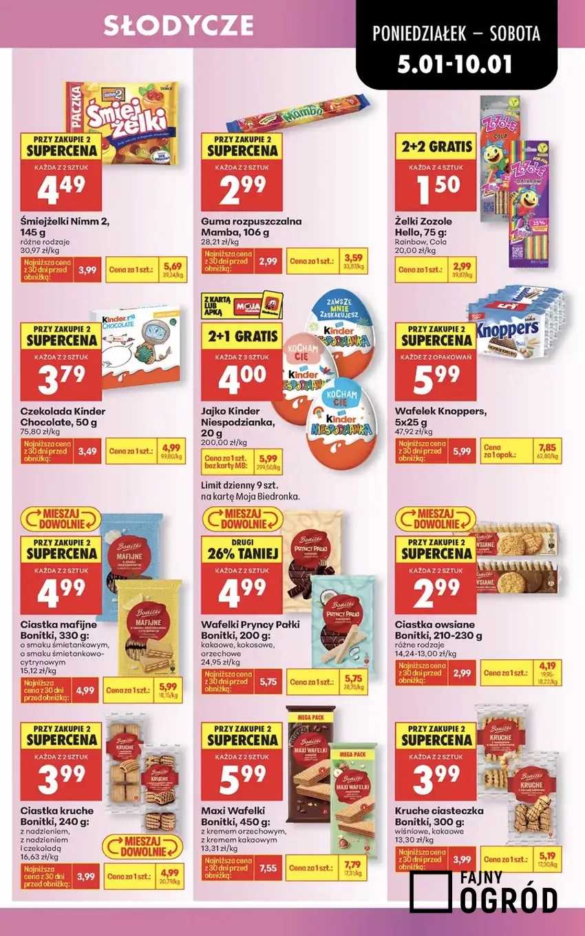 Promocje w Biedronce