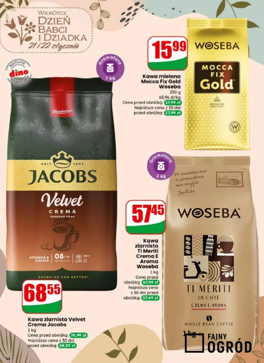 W promocji w Dino m.in. kultowe kawy Dino - gazetka