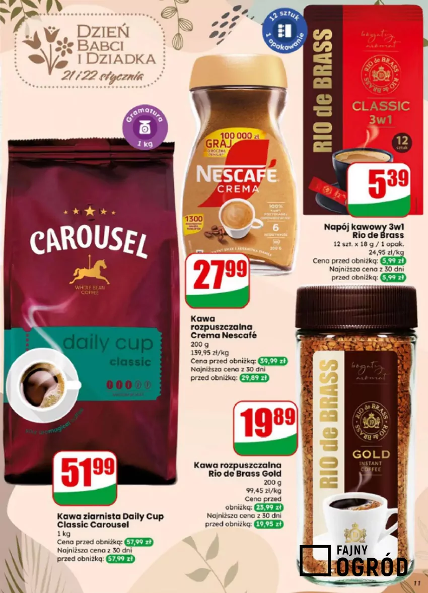 Genialne kawy w promocyjnych cenach Dino - gazetka