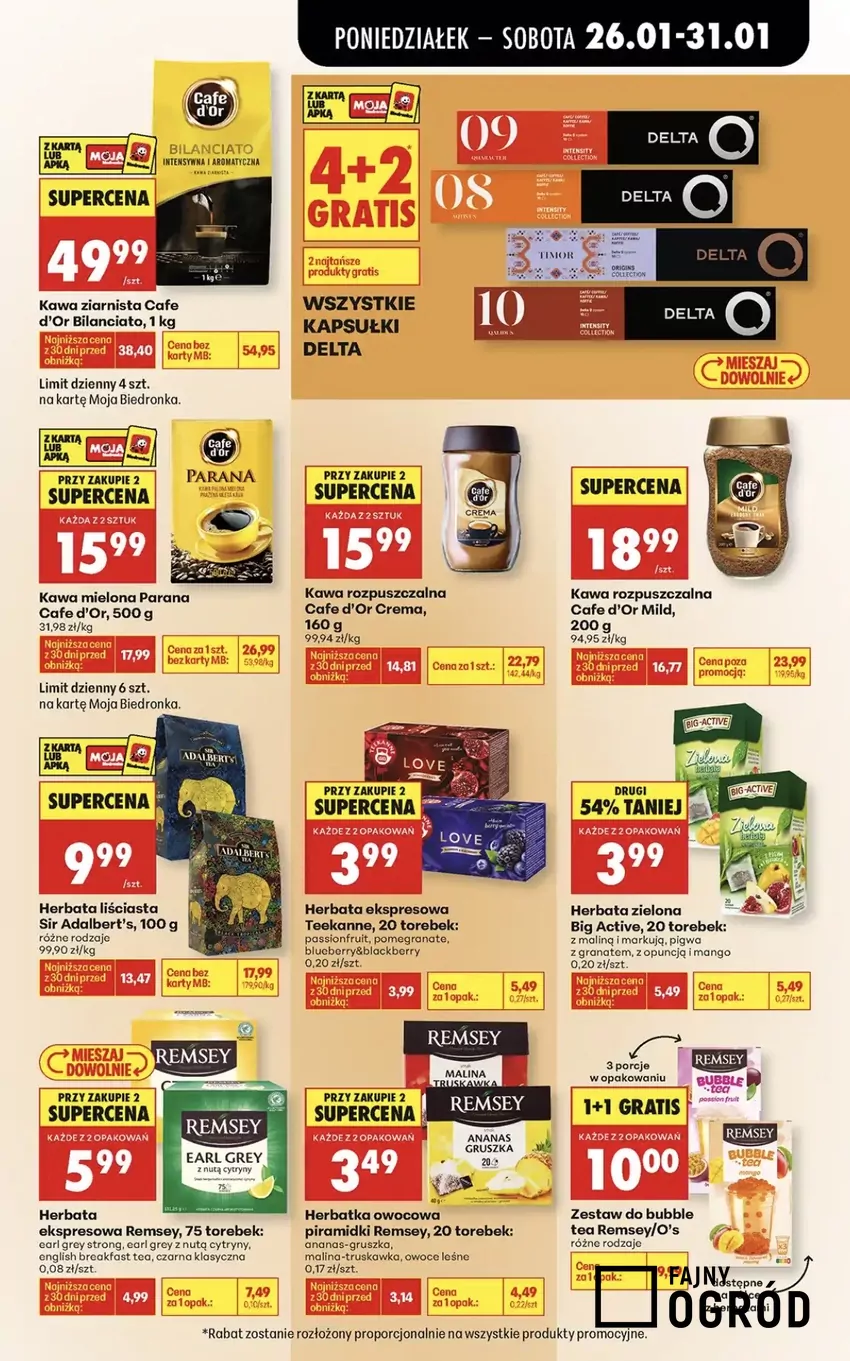 Biedronka przeceniła kilka kaw rozpuszczalnych w tym tygodniu Promocje w Biedronce