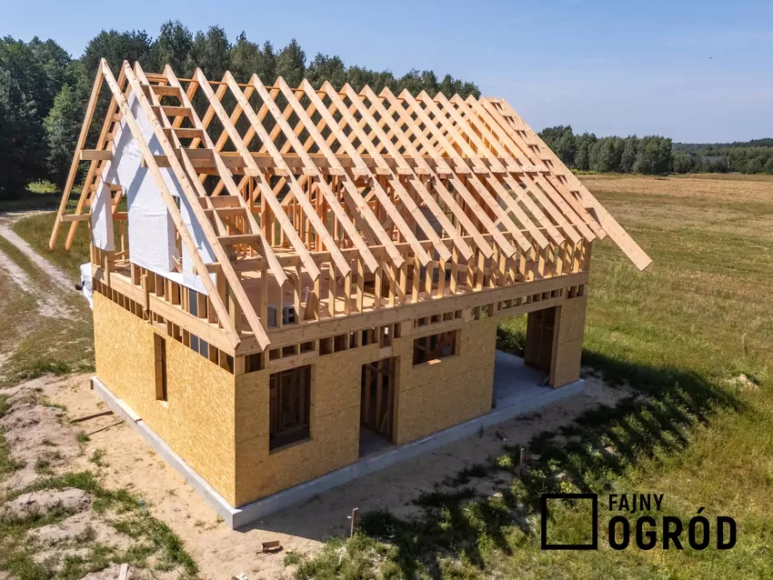 dom szkieletowy w budowie