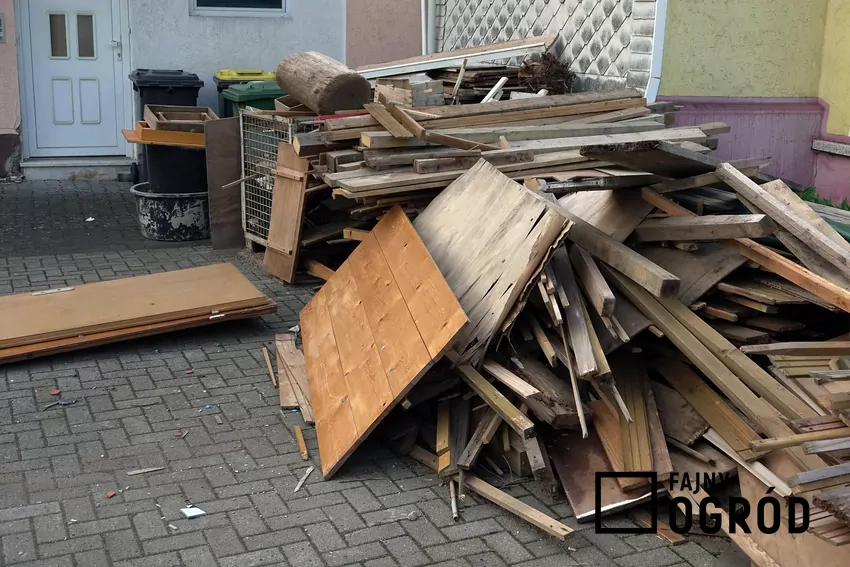 Drewno z mebli nie nadaje się do pieca