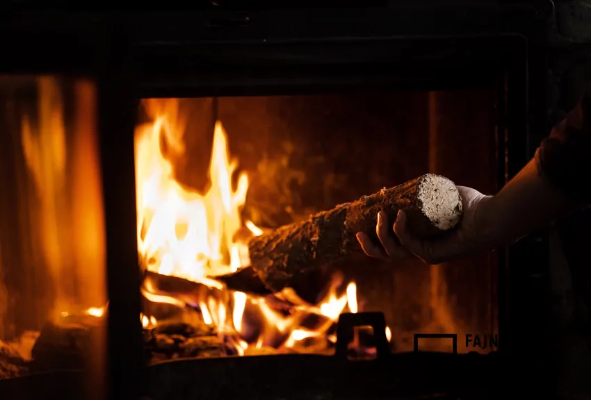 kominek, drewno do kominka