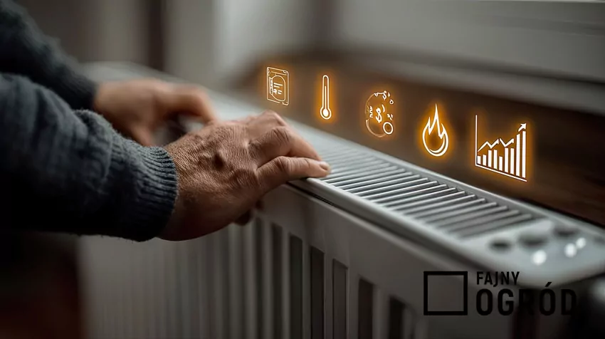 Nowe źródło ciepła nie zawsze obniża koszty ogrzewania mężczyzna trzyma dłonie na grzejniku