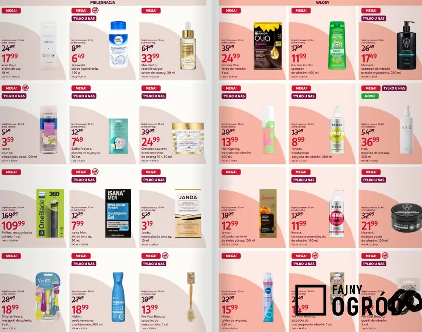 W promocji mnóstwo kultowych produktów z kategorii "Pielęgnacja" i "Włosy" Rossmann - gazetka