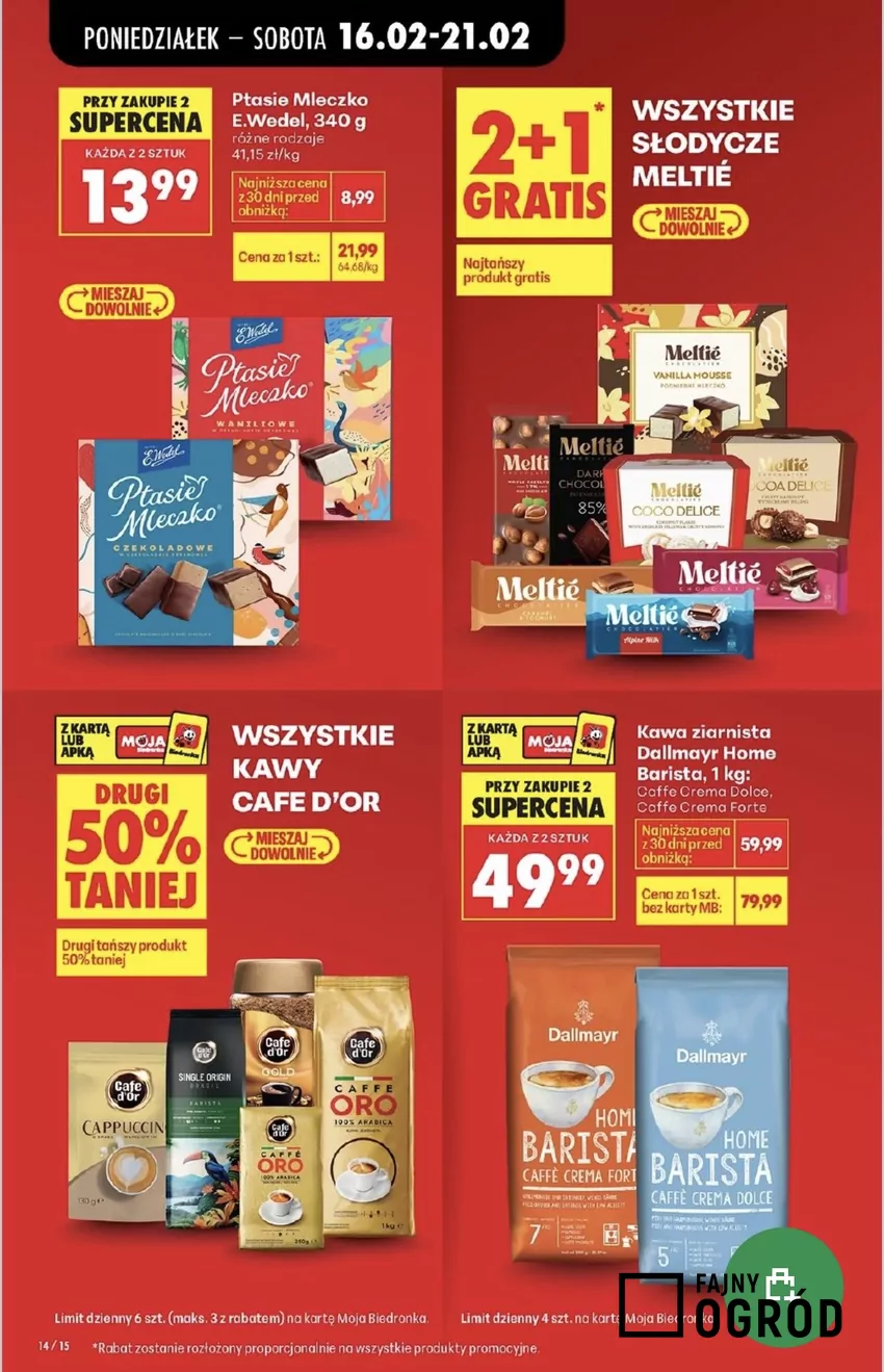 Kawa ziarnista Dallmayr jest w świetnej cenie - aż 30 zł mniej! Promocje w Biedronce