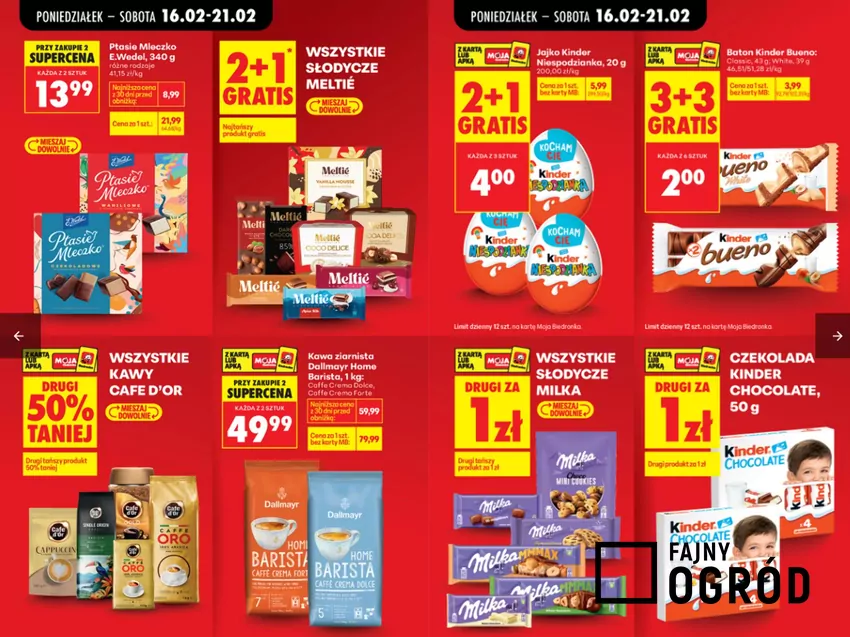 W promocji mnóstwo kultowych produktów Biedronka - gazetka