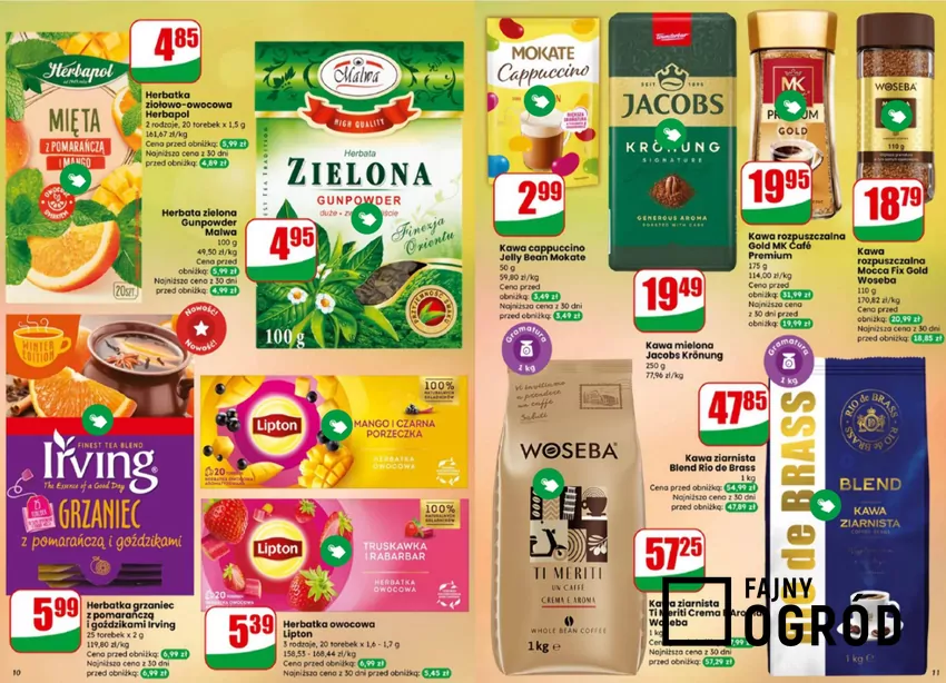 W promocji m.in. mnóstwo kultowych kaw Dino - gazetka