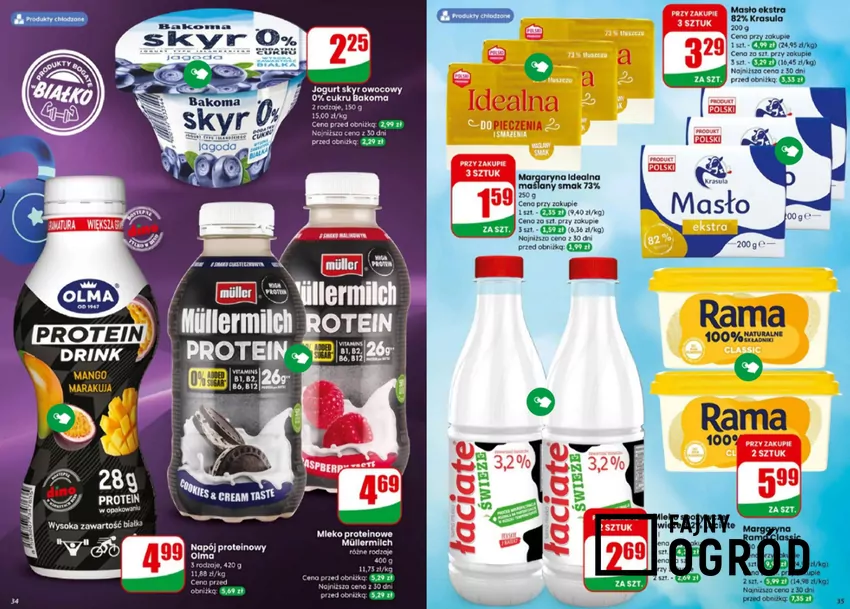 W promocji m.in. masło i margaryna Dino - gazetka