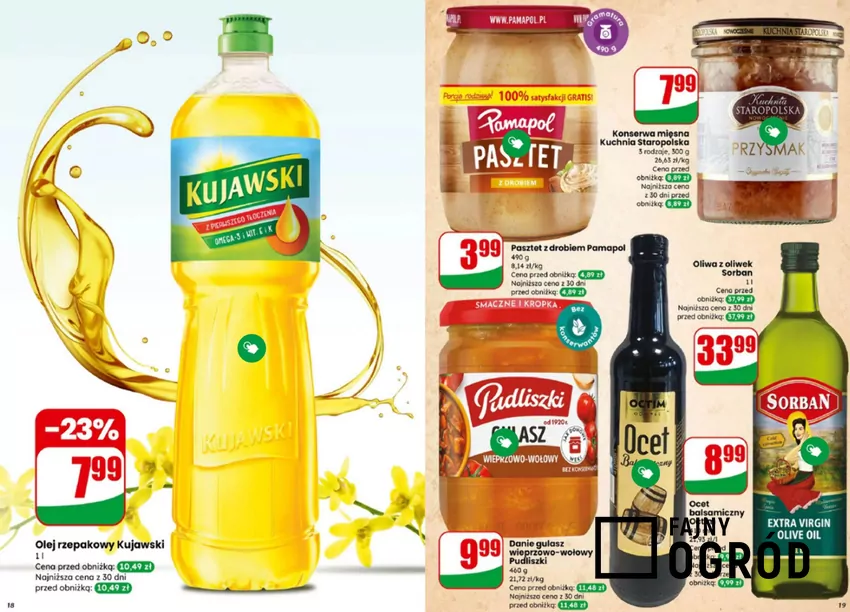 W promocji m.in. kultowy olej rzepakowy Dino - gazetka