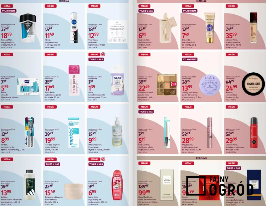 W promocji m.in. produkty do higieny i makijażu Rossmann - gazetka