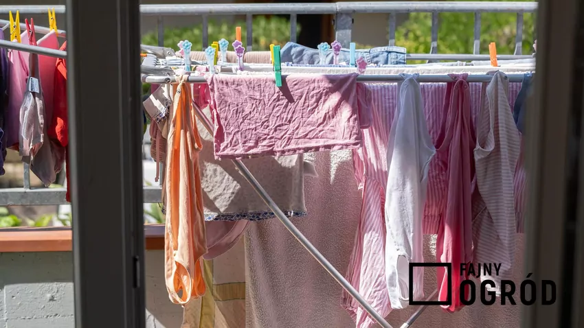Ubrania na balkonie