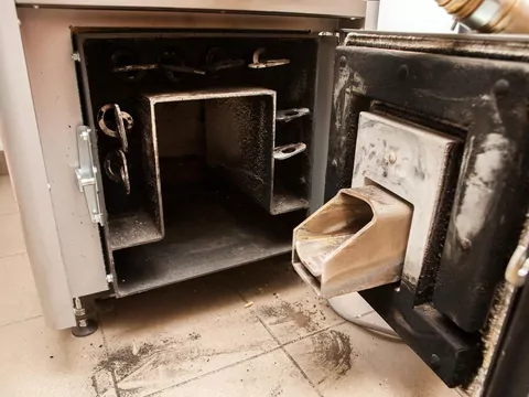 Awarie podajnika w kotle na pellet