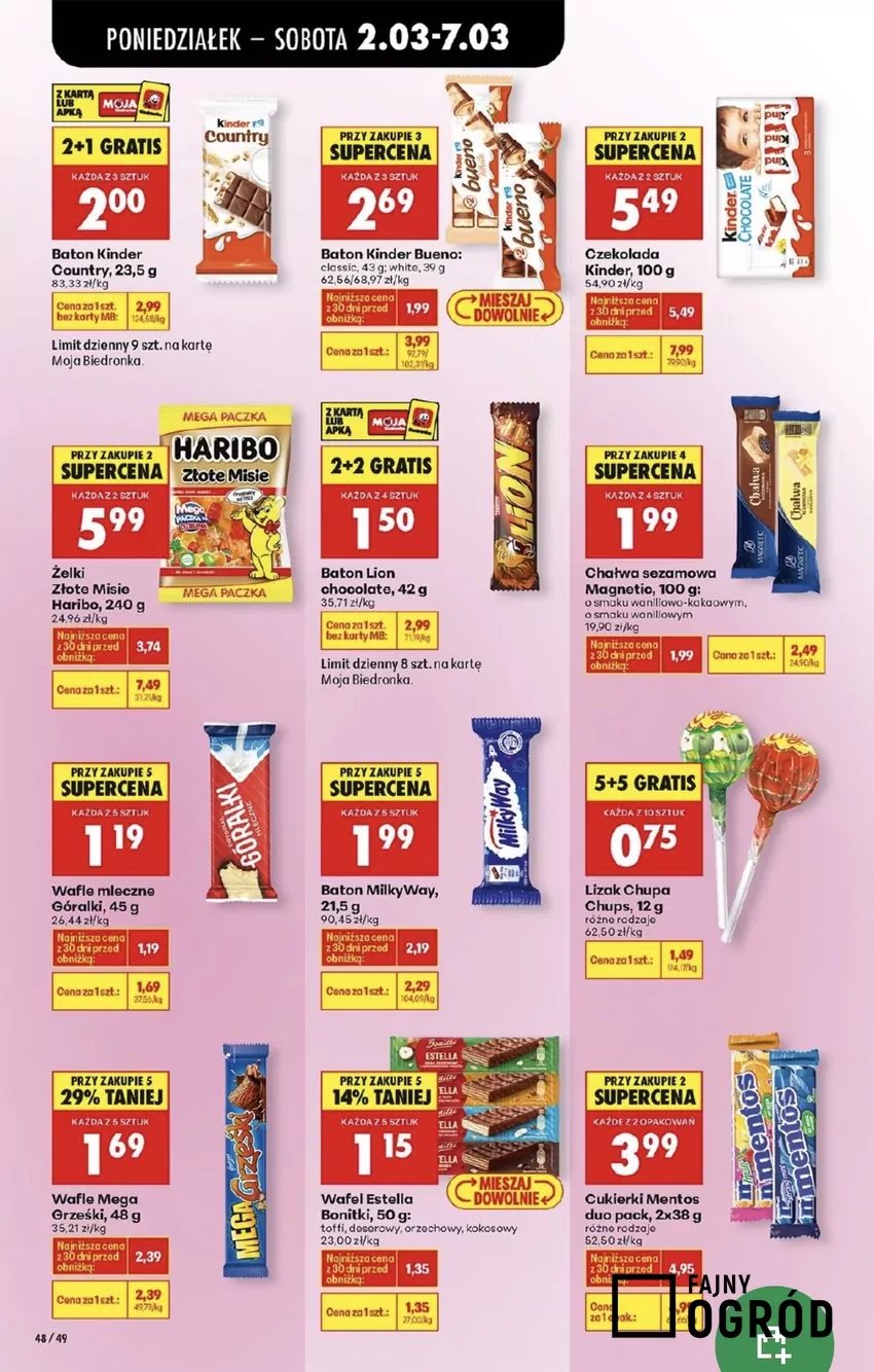 Promocje w Biedronce