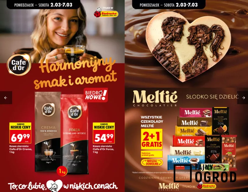 Kawa i słodycze w promocyjnych cenach Biedronka - gazetka