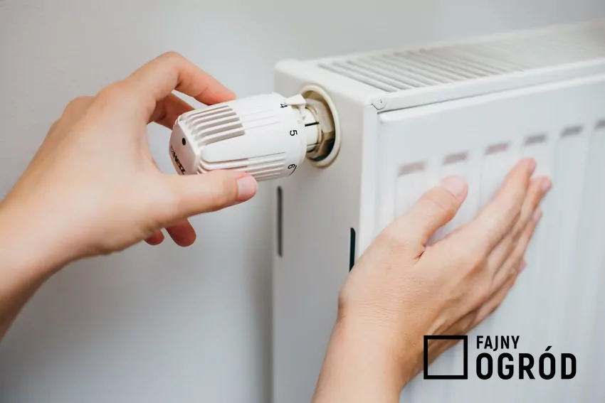 zimny grzejnik, odkręcanie termostatu