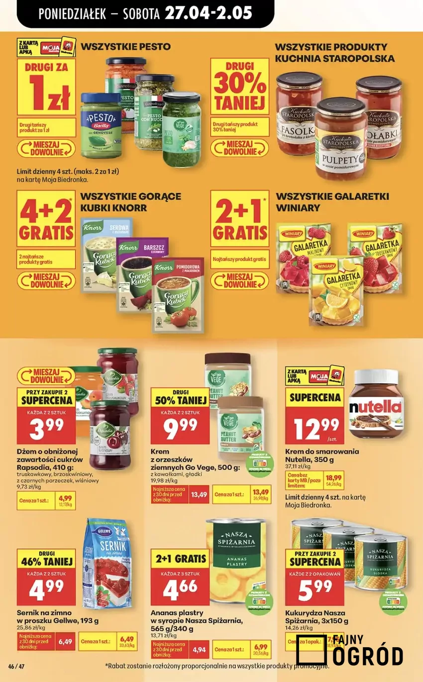 Promocje w Biedronce