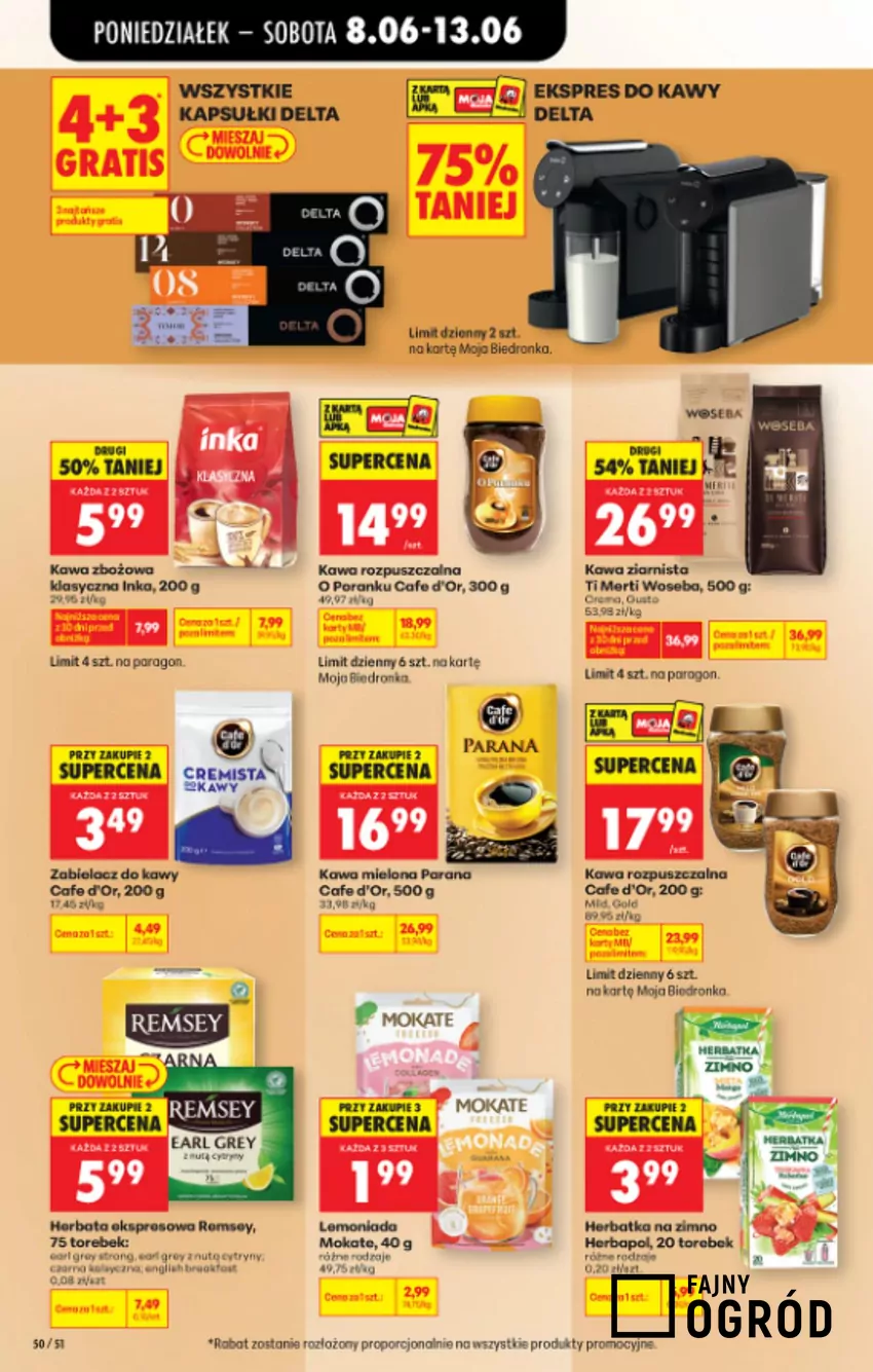 W promocji m.in. kultowe kawy Biedronka - gazetka