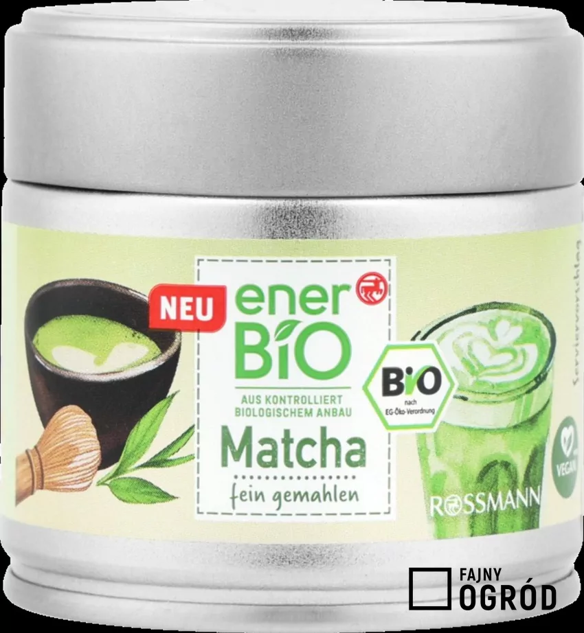 100% japońskiej zielonej herbaty pochodzi z japońskich plantacji cienistych Rossmann - nowości