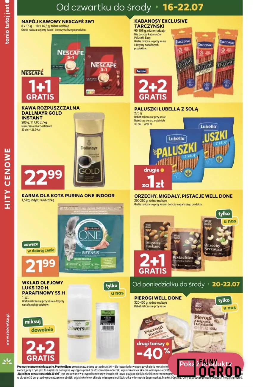 Napój kawowy Nescafe 3 w 1 jest w promocji 1+1 gratis w Stokrotce Promocje w Stokrotce